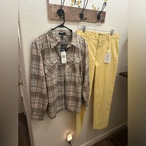 NWT perfect butter yellow pant!